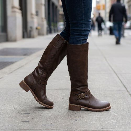 Elise | Botas altas de mujer con cremallera