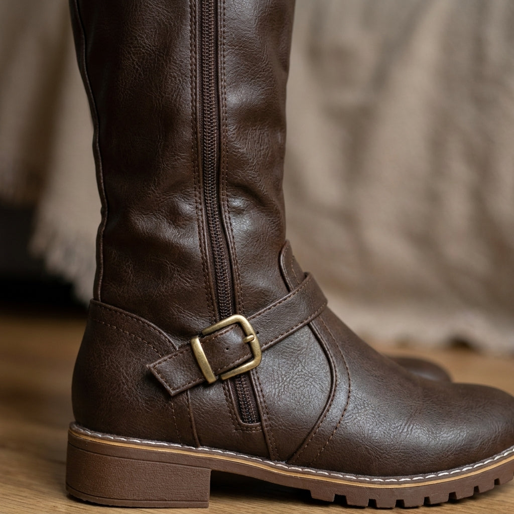 Elise | Botas altas de mujer con cremallera